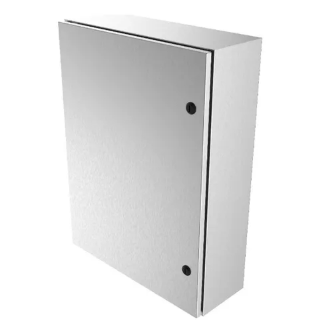 Quadro de comando e Painel montagem Distribuição Sobrepor com placa de montagem em aço inox