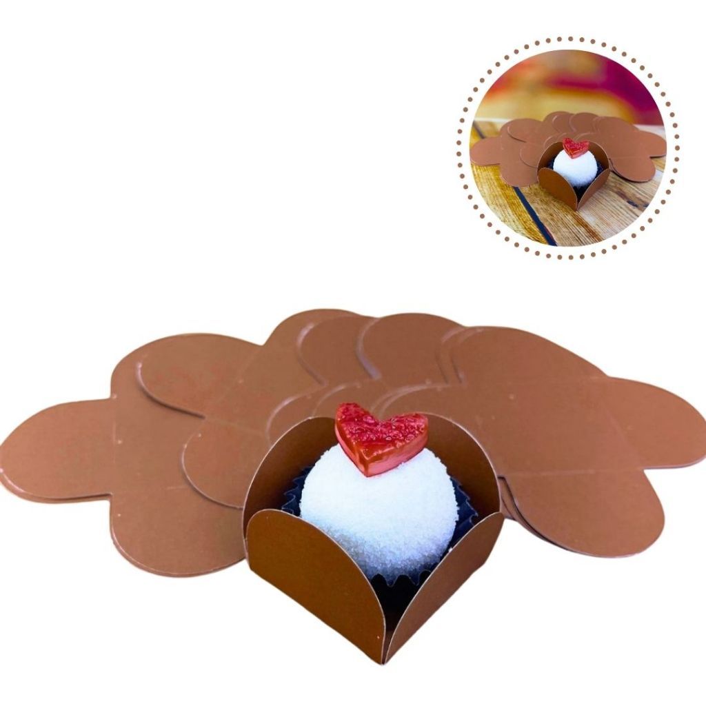 50~500 Forminhas Terracota Para Doces 4 Pétalas 3,3X3,3X2,5 121.64 (Nc Toys Simples) em Oferta na Shopee