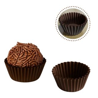 1000 ~5000  Forminhas mini  brigadeiro mini doces Nº 6 solta fácil PLAC marrom NOBRE em Oferta na Shopee