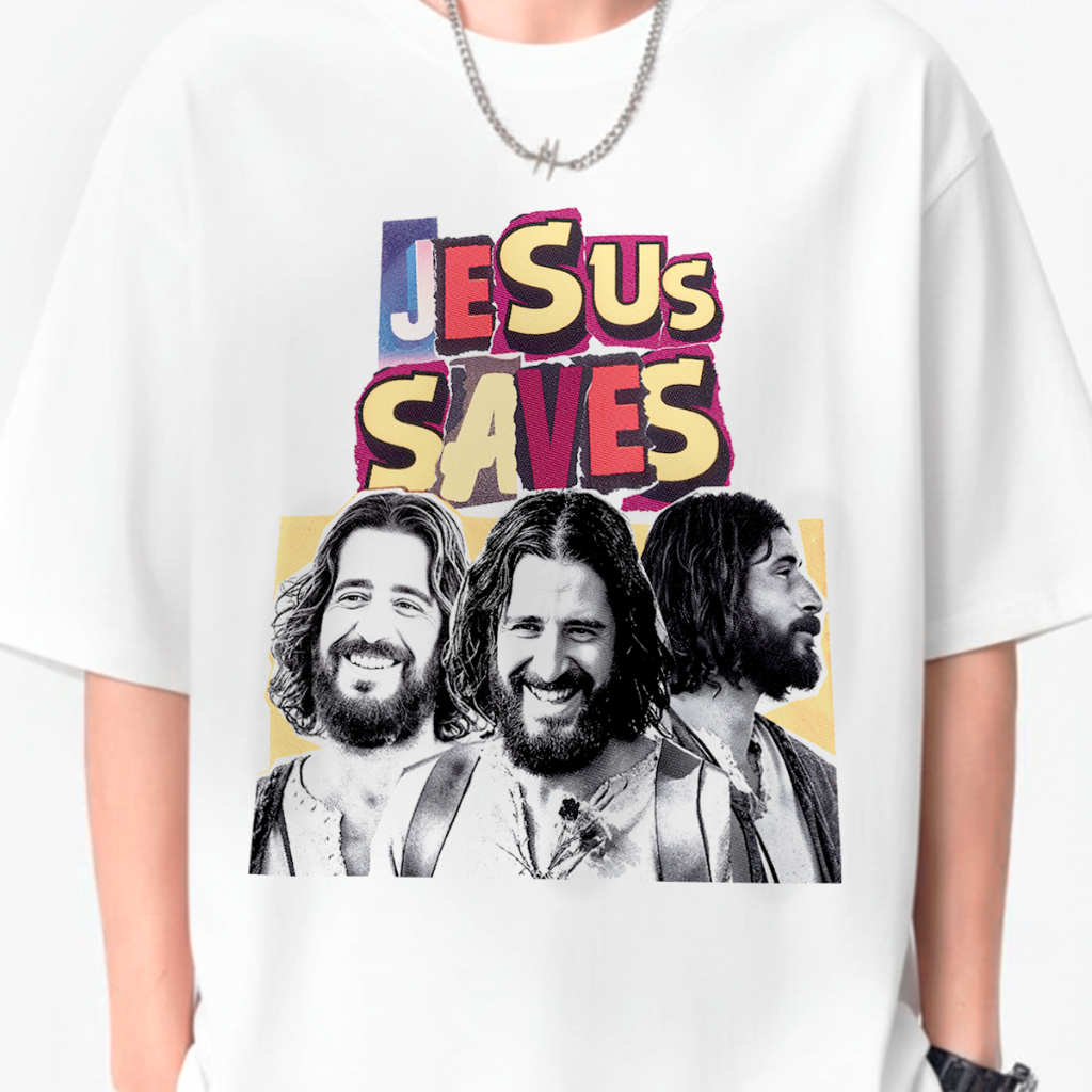 Camisetão The Chosen O Escolhido Série Jesus Saves Cristo Estampa Religiosa Unissex Lançamento
