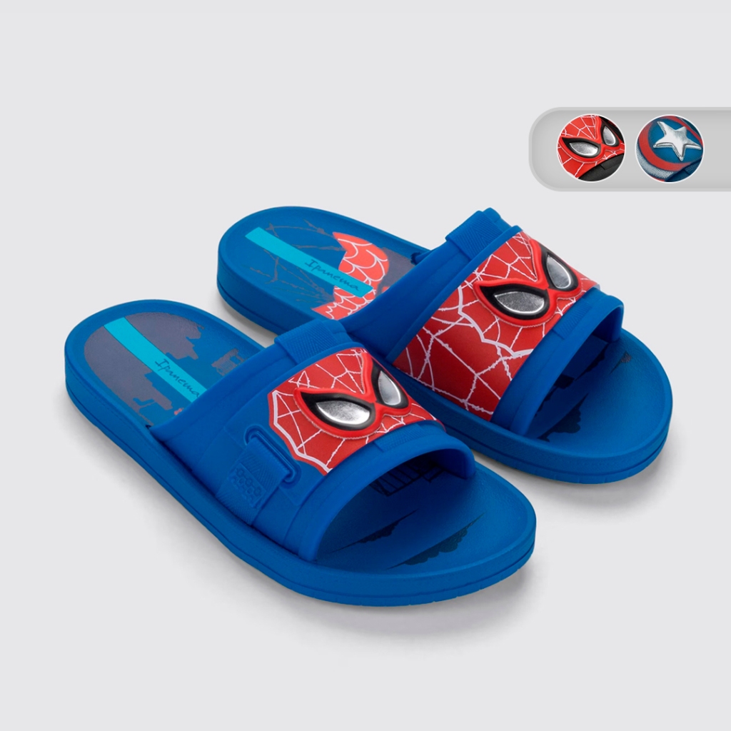 Chinelo Ipanema Marvel Action Gaspea Slide Menino 27413 em Oferta na Shopee
