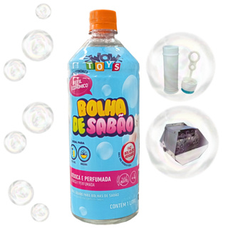 Refil Liquido Para Bolhas De Sabao 1 Litro Para Máquina e Brinquedos bolinhas de sabão Wowtoys em Oferta na Shopee
