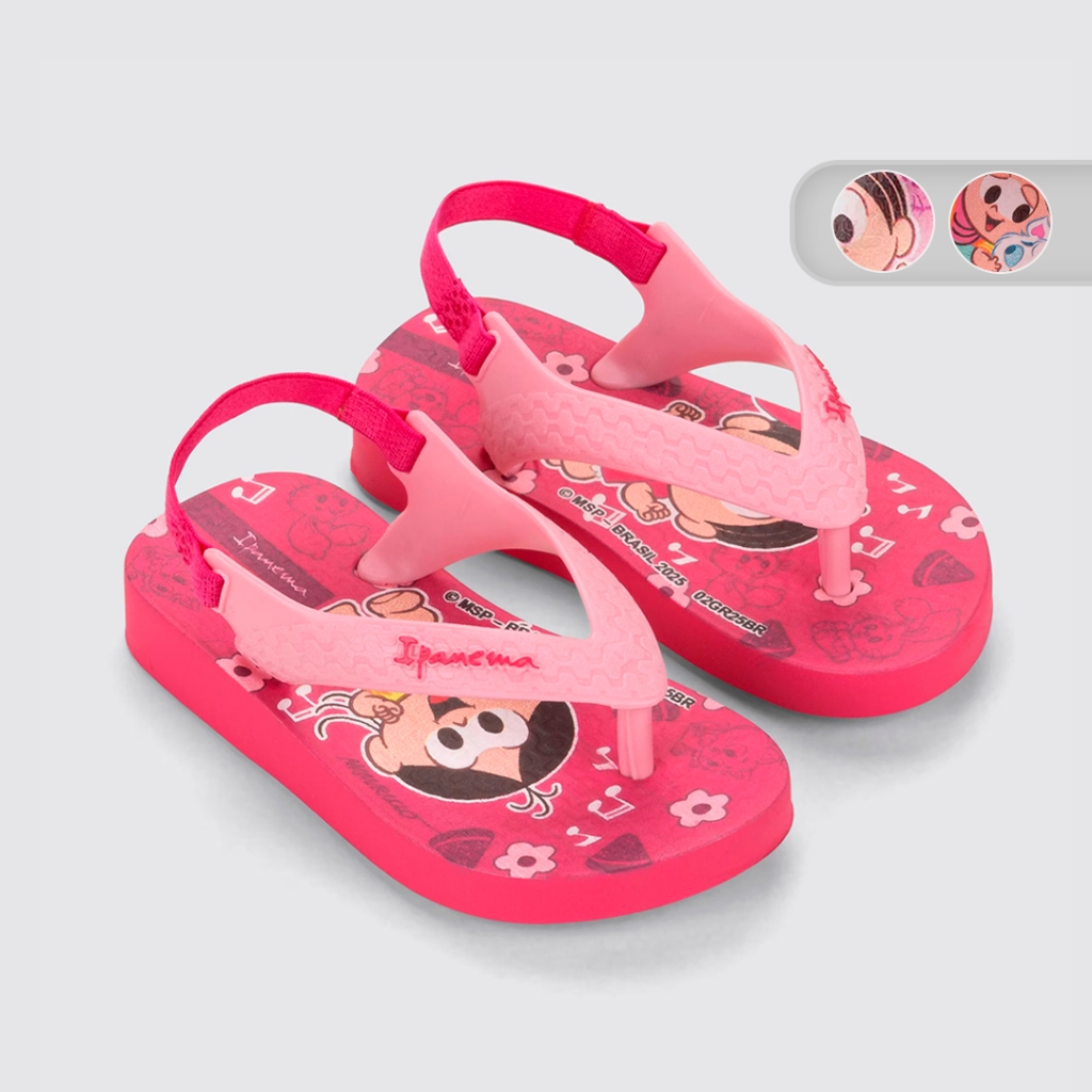 Chinelo Menina Turma da Mônica Magali Baby Ipanema Kids 26791