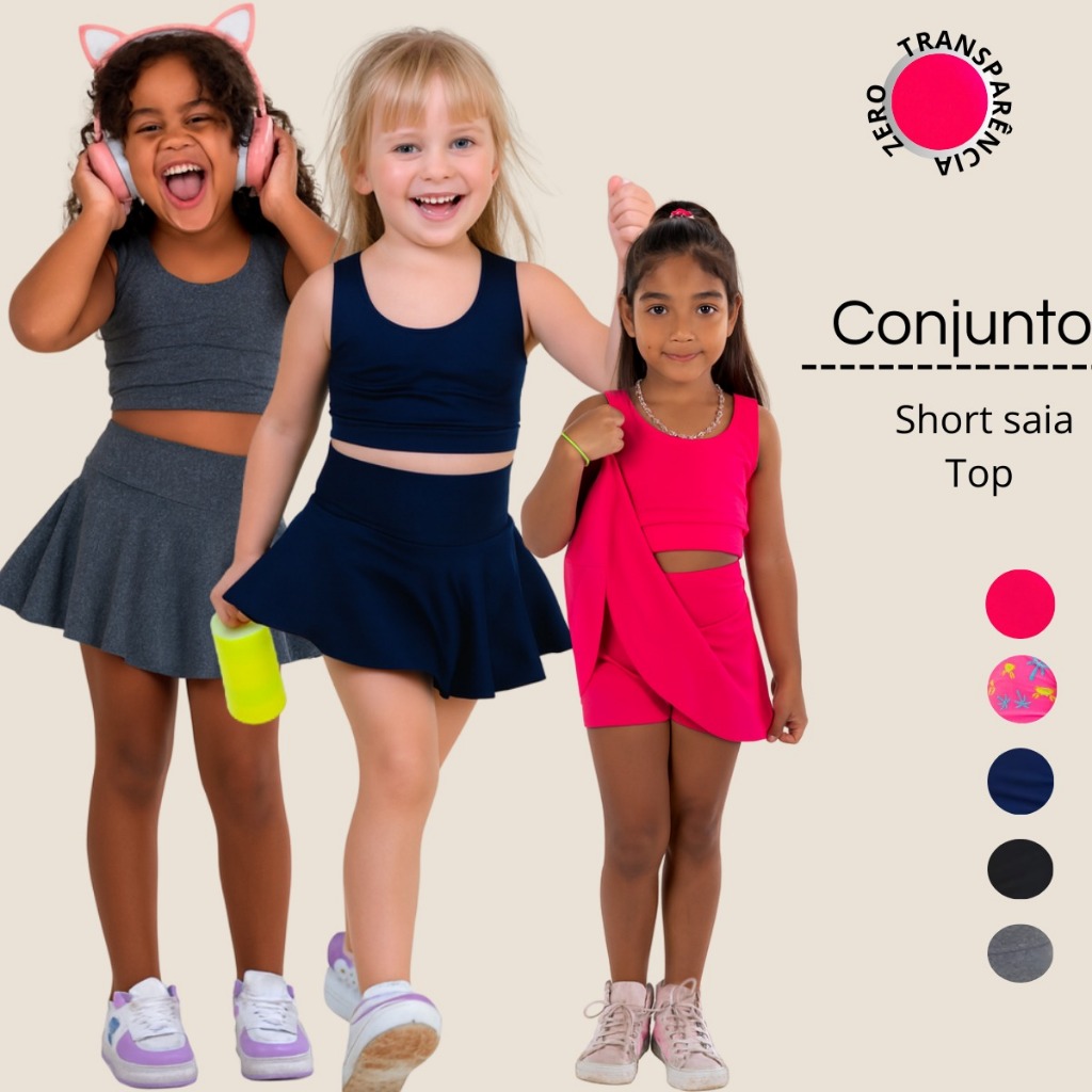 Conjunto Esportivo Menina: Onde Comprar | BuscaProdutos