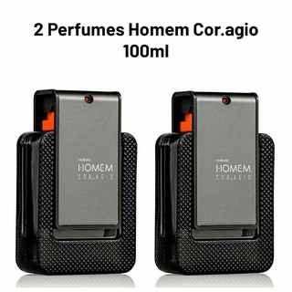 2 Deo Parfum Perfume Masculino Homem Cor.agio 100ml Natura