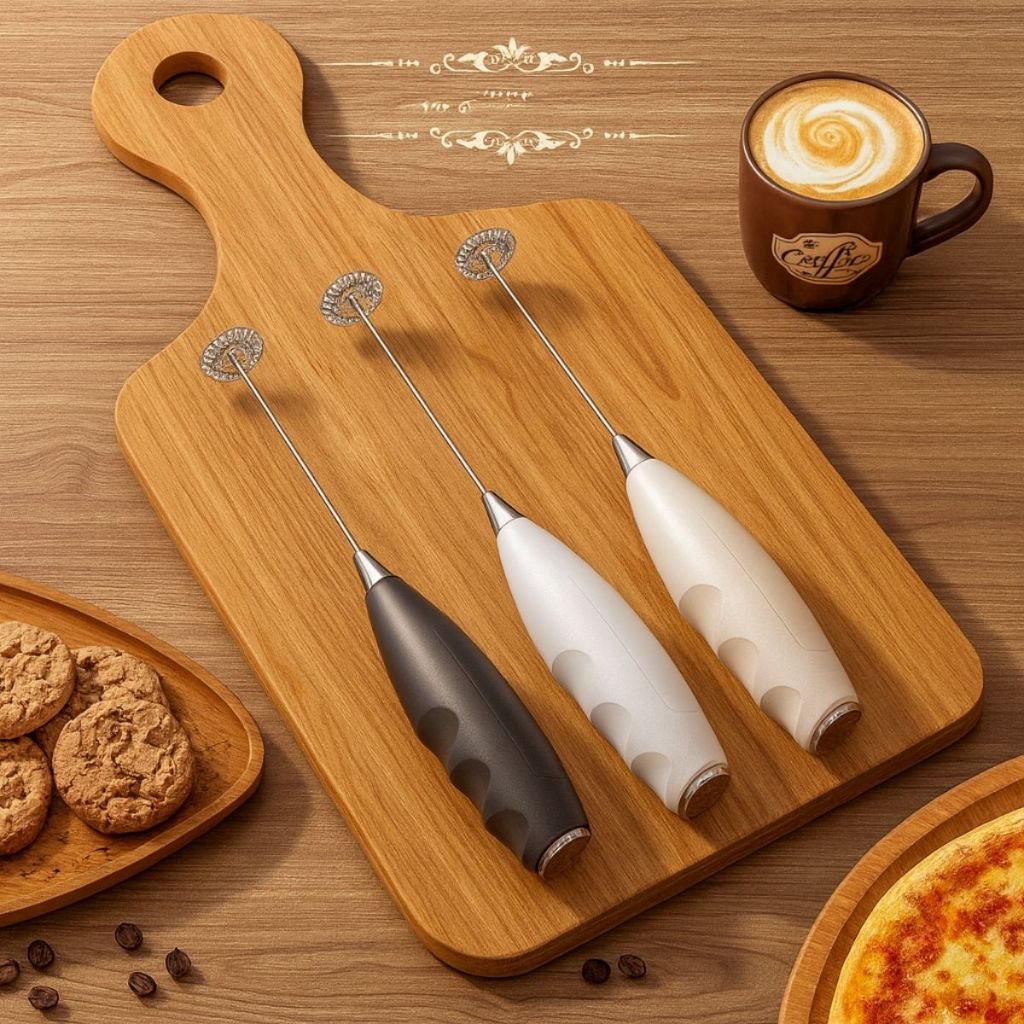 Misturador Batedor Mixer Elétrico para Ovos Leite Café Chocolate Omelete Utensílios de Cozinha em Oferta na Shopee