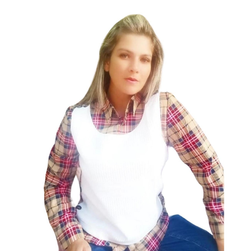 Blusa Eagle Xadrez Manga Longa e Sobreposta P