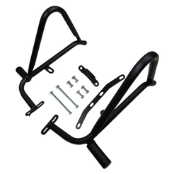 Protetor De Carenagem Motor Para A Moto Mottu 110i Preto Fosco