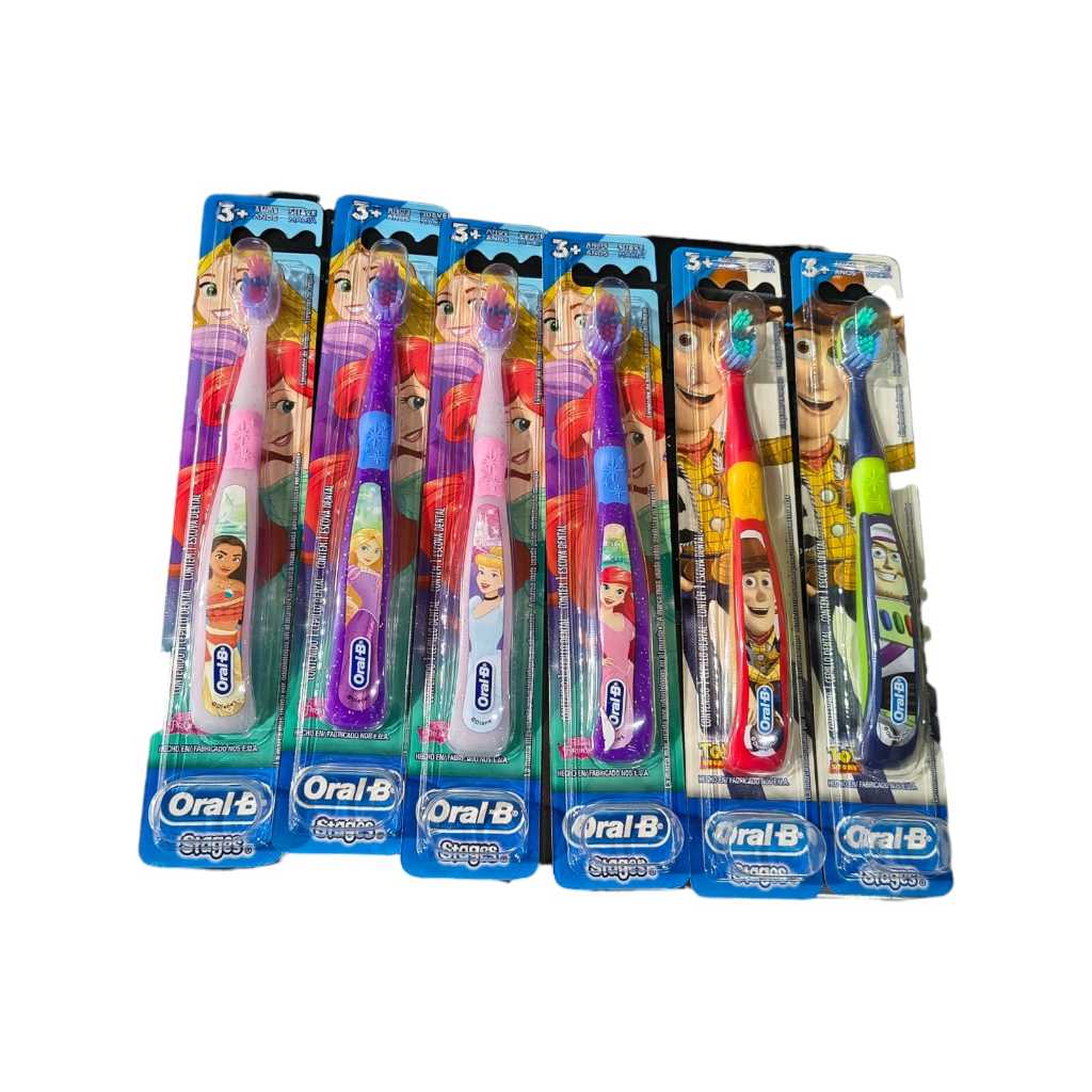Escova Dental Infantil Macia Oral-B Pro-Saúde Stages