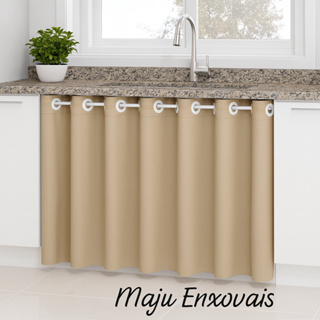 Cortina de pia - MajuEnxovais em Oferta na Shopee