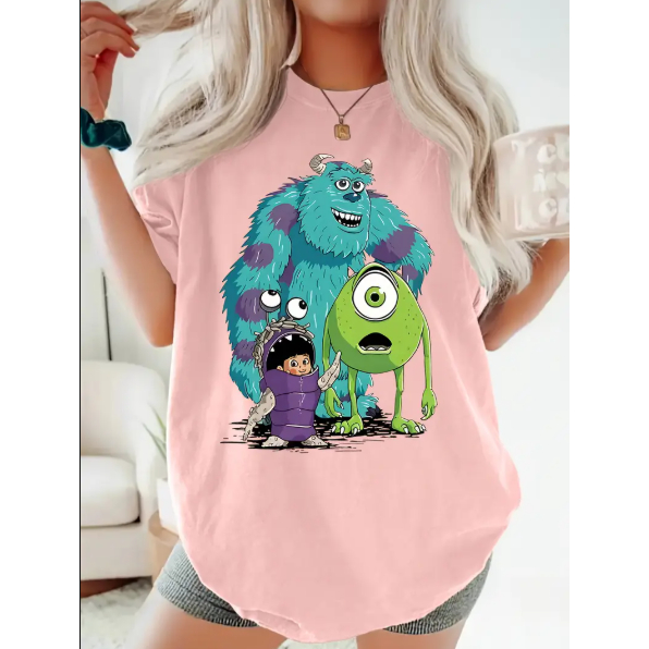 Camisa Camiseta T-shirt Feminina Treino Academia Estampa Personagem Lançamento