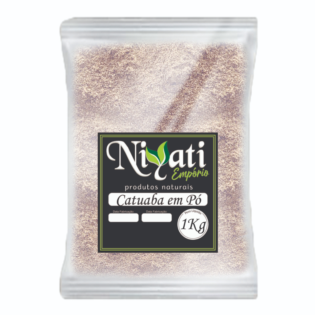 Catuaba em Pó 1kg Energia Natural e Vitalidade Niyati em Oferta na Shopee