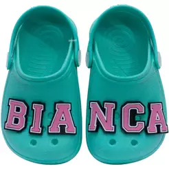 Sandalia Babuche Infantil Nº 19 ao 36 Feminino Menina Personalizado Leve Macio Antiderrapante 12.44