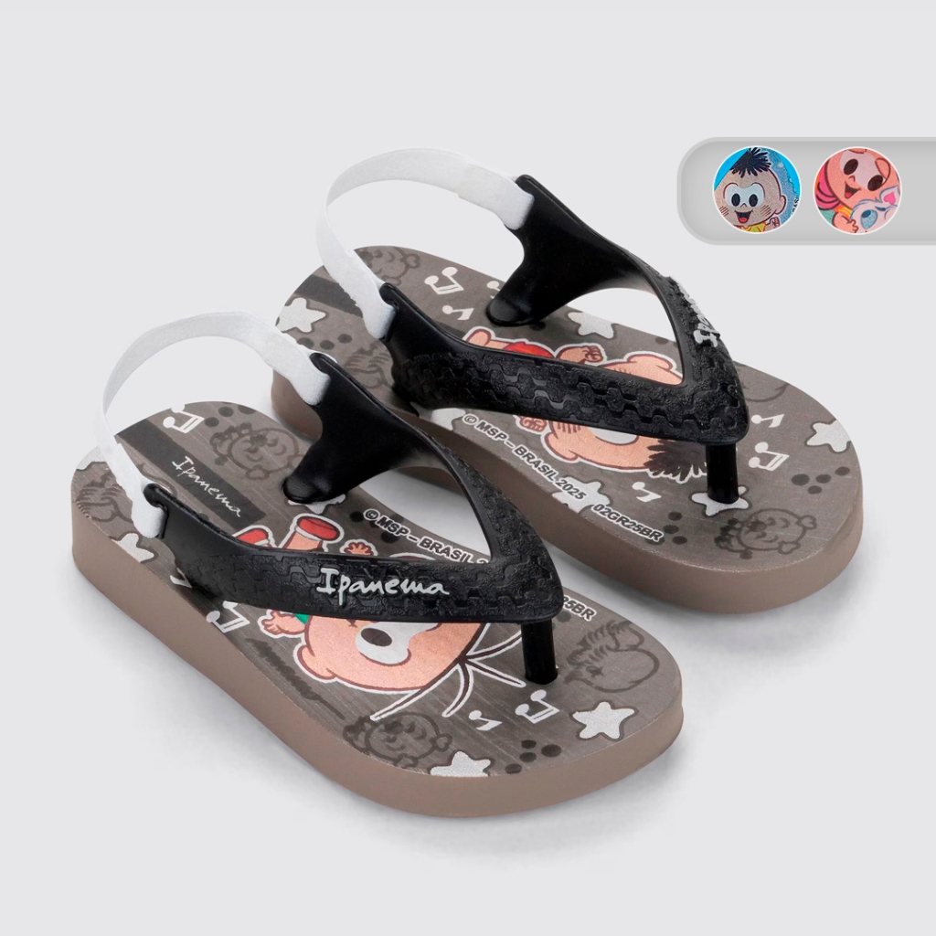 Chinelo Menino Baby Turma da Mônica Cebolinha Cascão Ipanema Kids 26791 em Oferta na Shopee