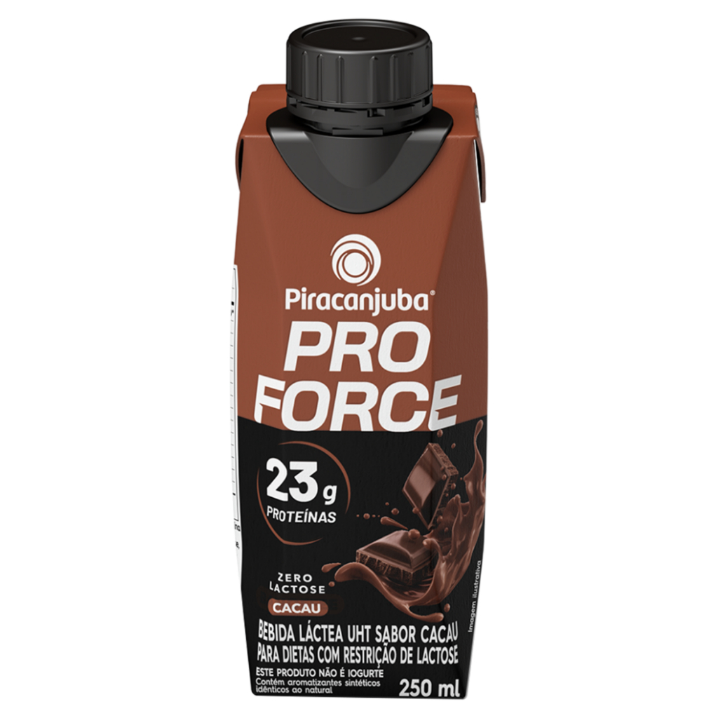 Piracanjuba ProForce 23g de Proteínas Sabor Cacau - 250ml em Oferta na Shopee