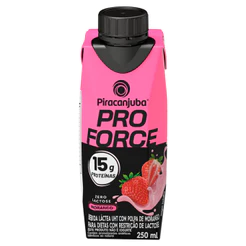 Bebida Piracanjuba ProForce 15g Proteina Zero Lactose Morango 250ml