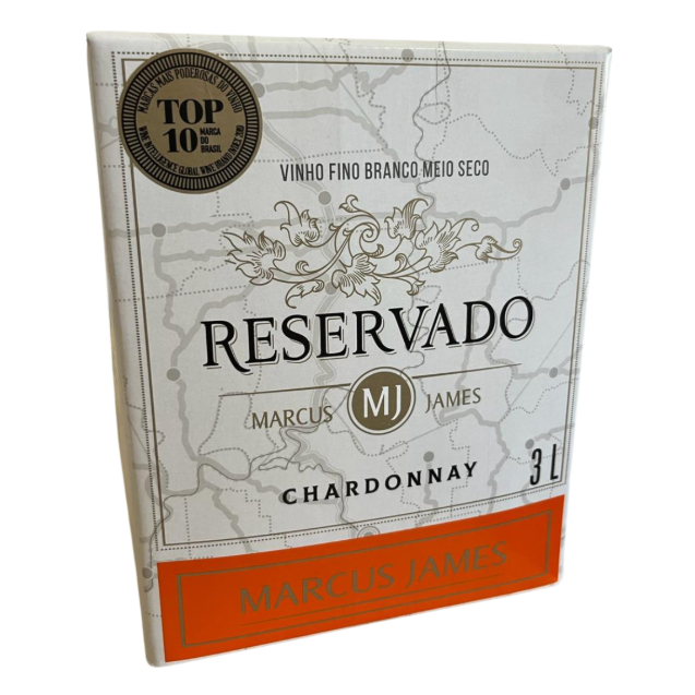 VINHO BRANCO MARCUS JAMES BAG CHARDONNAY 3L em Oferta na Shopee