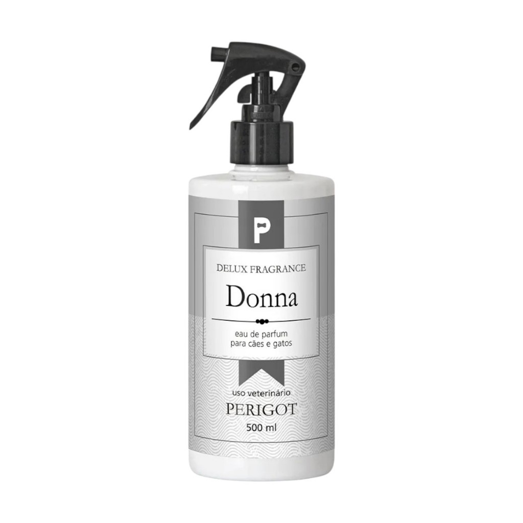 Perfume Colônia Pet Delux Donna Perigot 500ml Para Cães e Gatos