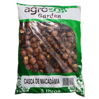 Casca De Macadâmia 3 Litros Agrosoil em Oferta na Shopee