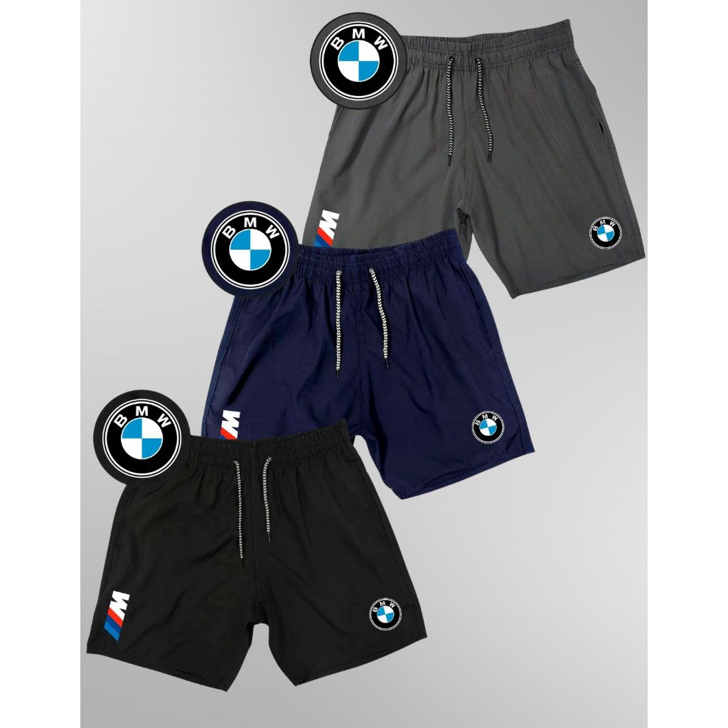 KIT 3 Bermuda Elastano premium  - BMW 02  Esporte praia academia, ideal para pratica de lutas, futebol, corridas.