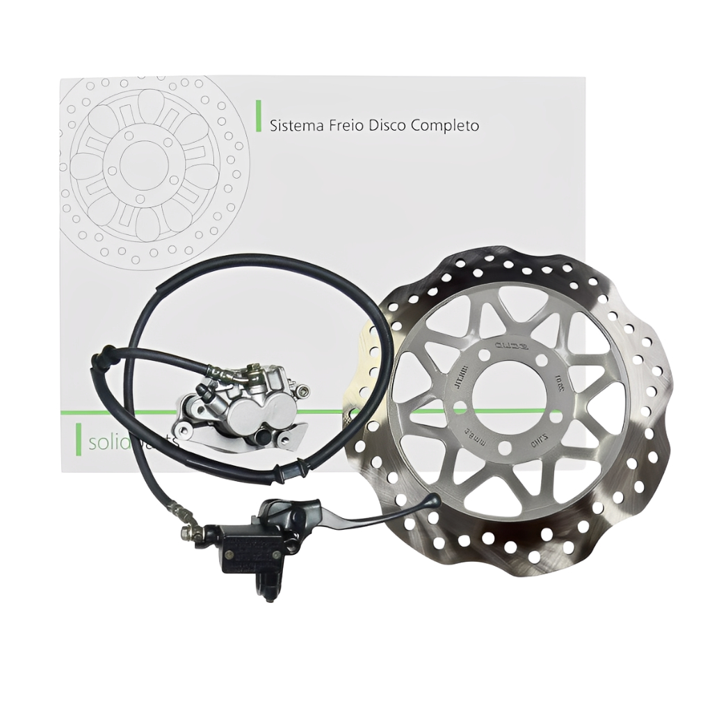 Kit Sistema Freio Bros 125 Bros 150 Bros 160 A Disco Marca Scud