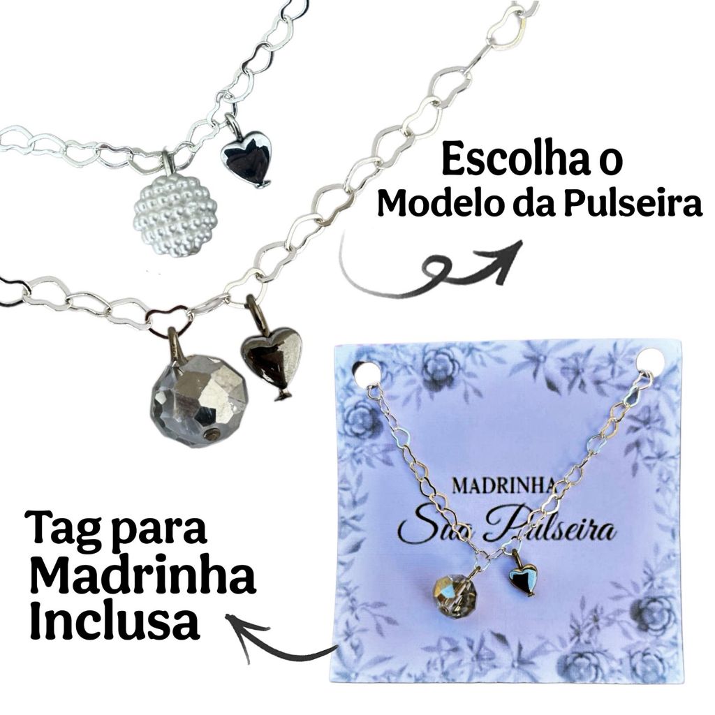 Kit 5 a 20 Pulseiras Prata para Madrinhas Casamento Banhada a Prata em Oferta na Shopee