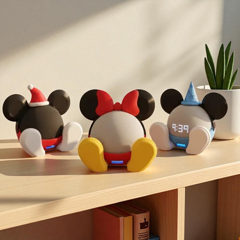 Suporte Alexa Echo Dot 4 ou Echo Dot 5 Mickey OU Minnie