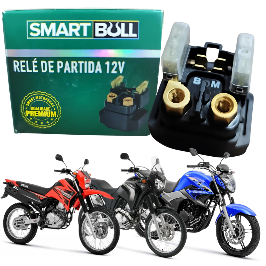 RELE PARTIDA MOTOR 12V FAZER 250 XTZ 250 LANDER TENERE 250 SMARTFOX 2011-2019
