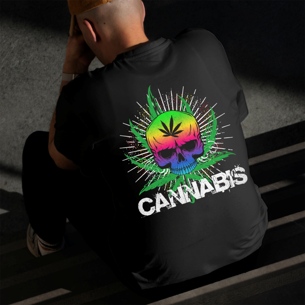 Camiseta Masculina Estampada Caveira Divergente 100% Algodão Estilo Conforto Diário Do Tamanho P ao GG