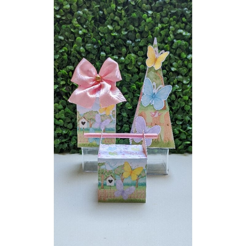 KIT FESTA JARDM DE BORBOLETAS - jardim encantado -caixinhas personalizadas LEMBRANCINHA PARA FESTA PERSONALIZADO