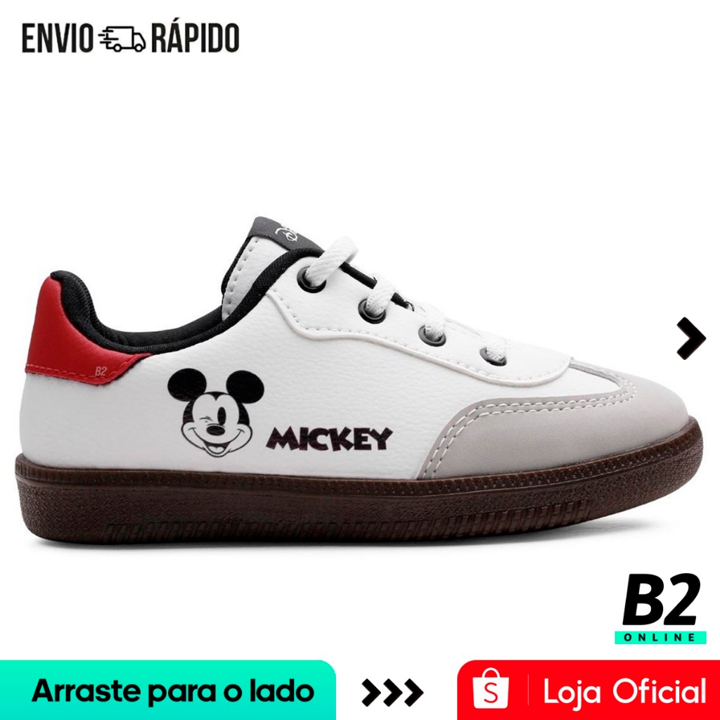 Tênis Disney  Mickey Infantil Masculino Original Com Nota Fiscal e Garantia em Oferta na Shopee