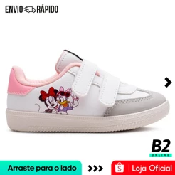 Tênis Disney Casual Minnie Infantil Sem Cadarço Feminino Original com Nota Fiscal e Garantia