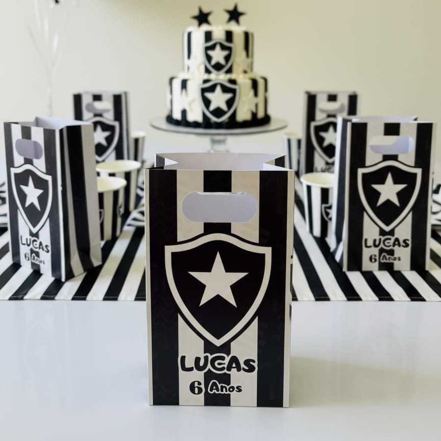 Lembrancinha sacolinhas personalizada Botafogo