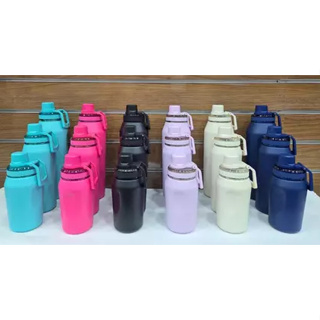 Garrafa Térmica Inox Portátil 350ml 750ml 1000ml com alça e vedação segura em Oferta na Shopee