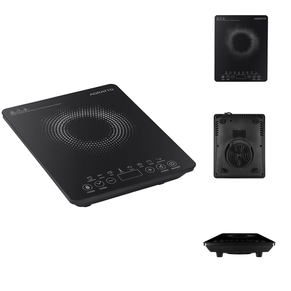 Cooktop Indução Agratto ACKI01I 1 Boca C/ Controle Temperatura