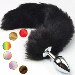 Plug Anal P M G Inox Rabo Cauda Raposa Pelúcia Excita Estimula Casal Fetiche Masturbador Sado BDSM em Oferta na Shopee