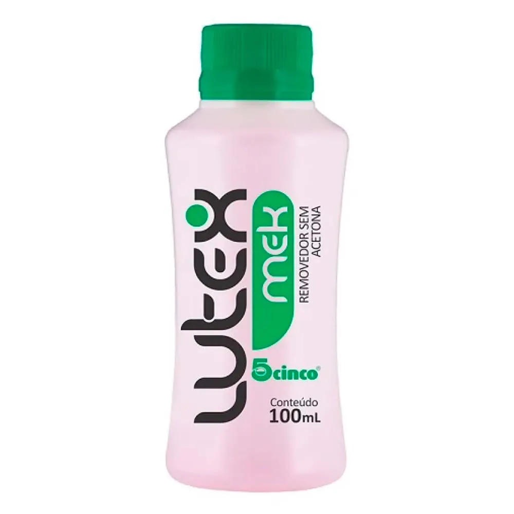Removedor De Esmalte 100ml 5cinco Lutex Mek Uso Profissional