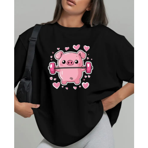 Camiseta Feminina Treino Academia Estampa Personagem