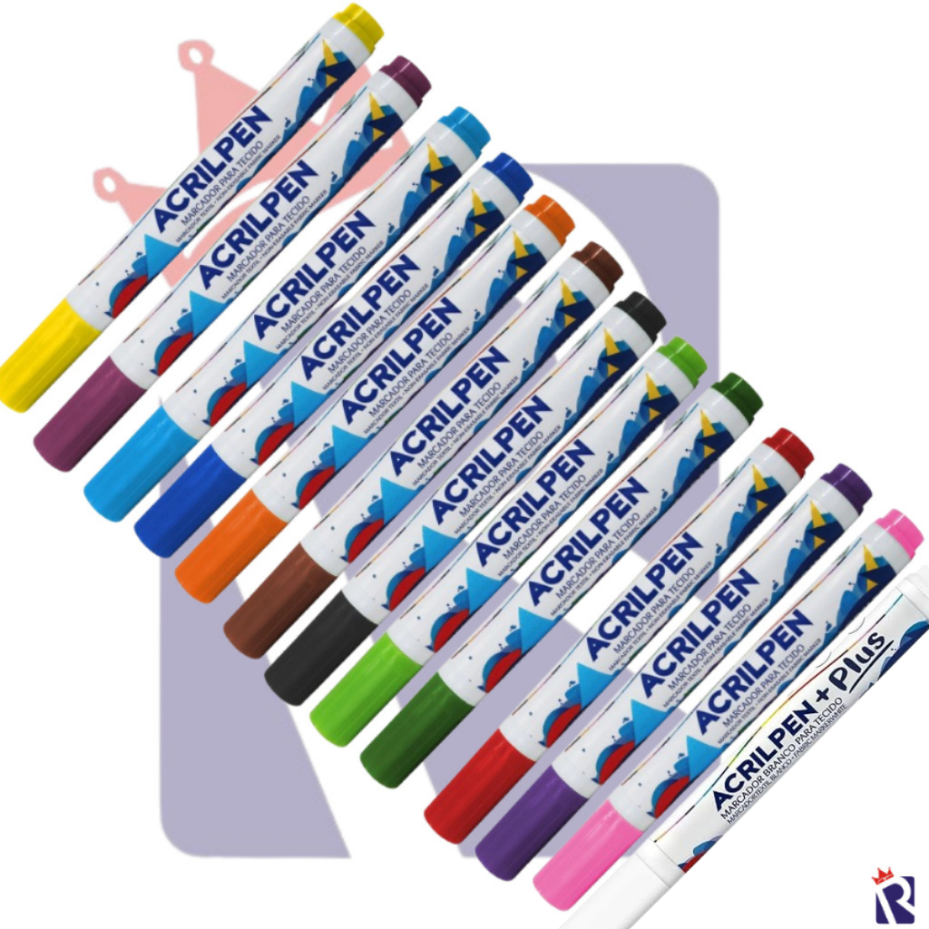 CANETA PARA TECIDO ACRILPEN ACRILEX