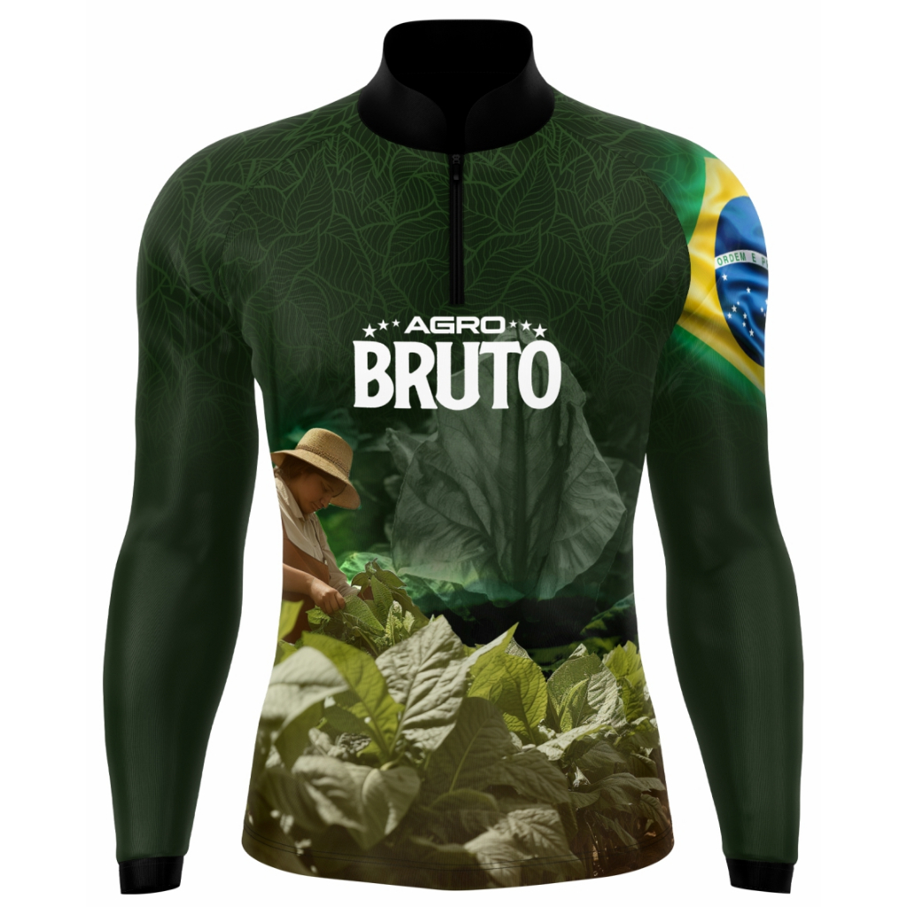 Camiseta Camisa Blusa Agro Fumo Tabac Plantação com Proteção Solar Uv50+ Agro Bruto em Oferta na Shopee