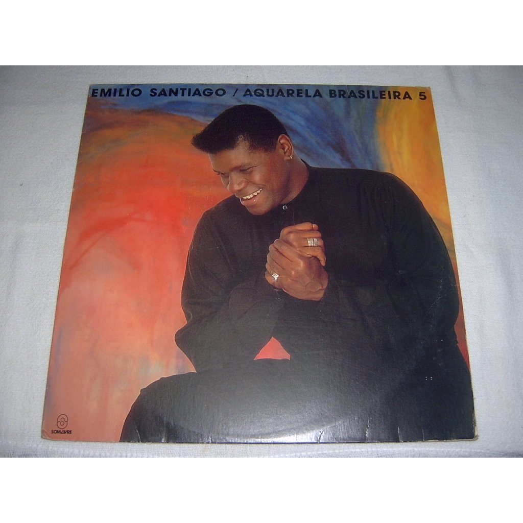 Lp Emílio Santiago - Aquarela Brasileira 5 | 1992 Samba Mpb