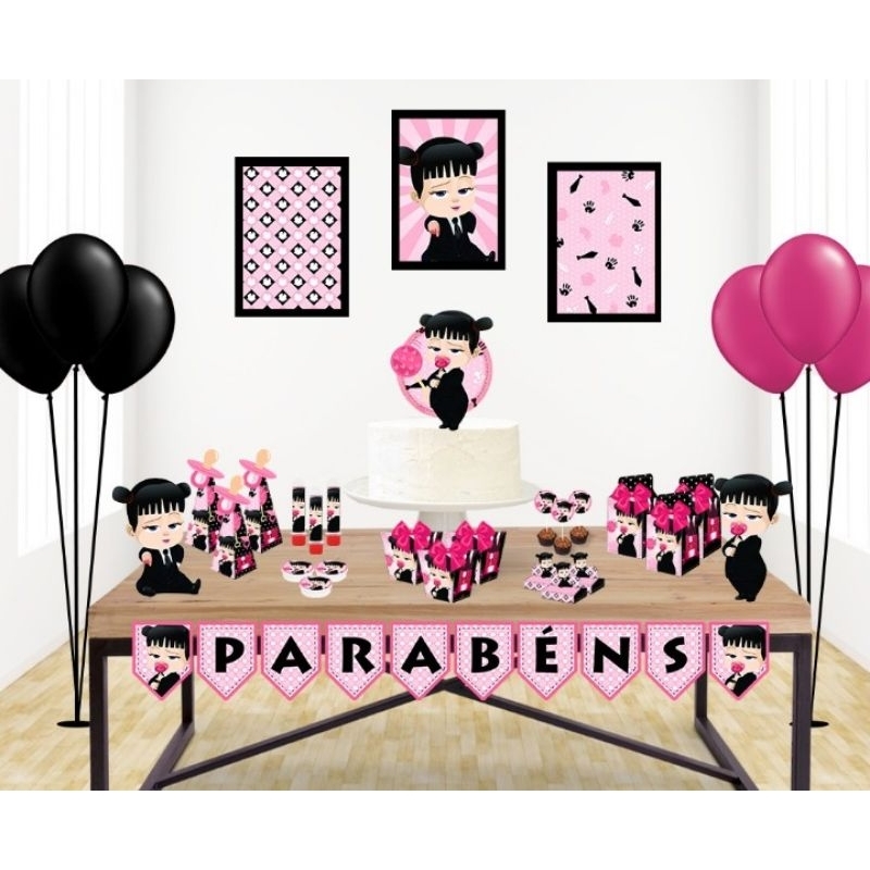 kit festa personalizado só um bolinho em casa poderosa chefinha/aniversário/mesversario