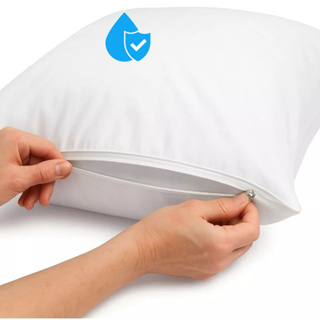 Kit 6 Capas de Travesseiro Antiácaro Impermeável Antialérgico Percal 180 Fios com Zíper em Oferta na Shopee