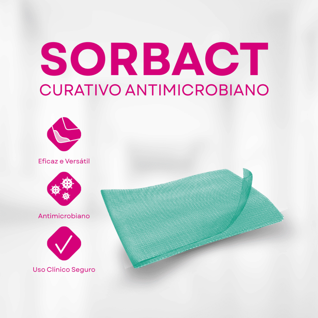 Curativo Antimicrobiano Cutimed Sorbact 7 × 9 cm – Unidade — imagem 2 de 2