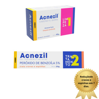 Acnezil: Sabonete para Pele Acneica + Peroxido de Benzoila em Oferta na Shopee