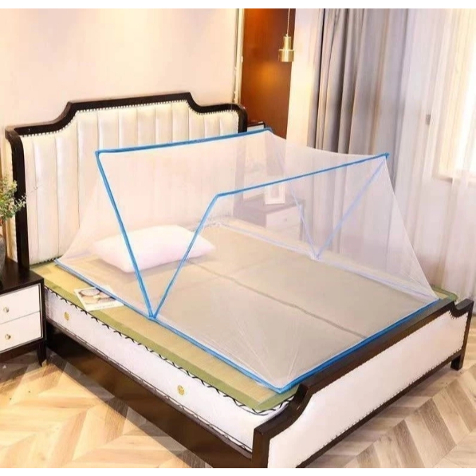 Mosquiteiro De Cama Grande Tenda Anti Mosquito Dobravel Protetor Mosca Inseto Pernelongo Previnção