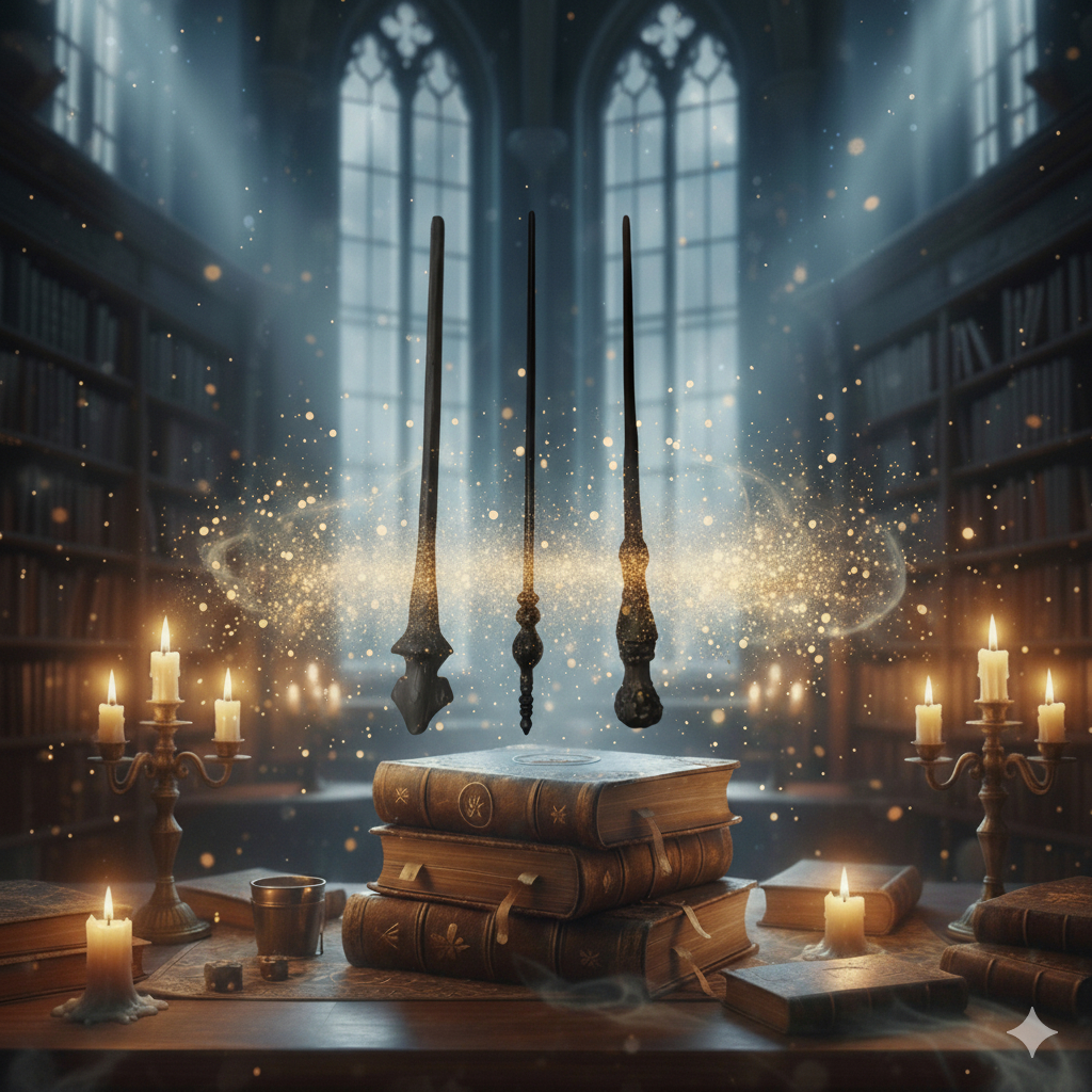 3 Varinha Mágica Bruxo Festa Halloween