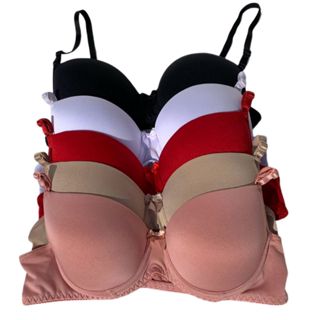 Kit 4 Sutiã Básico Com Bojo Do P Ao Gg Direto da Fábrica em Oferta na Shopee