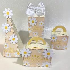 ENVIO RÁPIDO (pegue e monte) Kit Festa Margaridas | Lembrancinhas infantil | Fazemos todos os temas