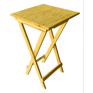 Mesa Dobrável  Bistro De 95cm De Altura 48x48cm Natural em Oferta na Shopee